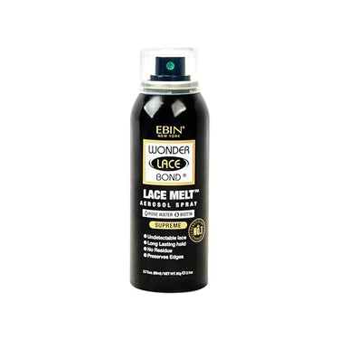 Wonder Lace Bond Lace Melt Aerosol Spray - Rose Water + Biotin Infused (2.7 fl oz / 80ml) - ANNS BEAUTY SUPPLY